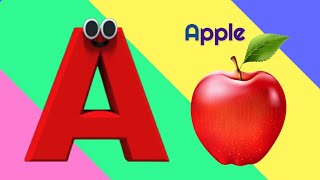 Phonics Song A is For Apple  ABC Alphabet Rhymes By abc songs [upl. by Gretchen800]