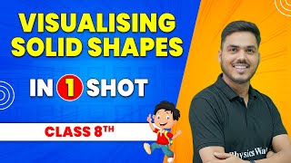 Visualising Solid Shapes in 1 Shot  Class 8th Maths  Pariksha Abhyas [upl. by Celestina]