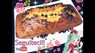 PLUMCAKE ALLO YOGURT E GOCCE DI CIOCCOLATO PLUMCAKE WITH YOGURT AND CHOCOLATE DROPS [upl. by Dex428]