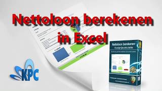 Nettoloon berekenen in Excel [upl. by Mindy]