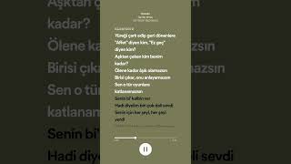 Serdar Ortaç  Dansöz Ölene Kadar Aşık Olamazsın kesfet lyrics speedup [upl. by Erlandson]