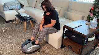 The Miko Foot Massager DUAL Shiatsu Rollers and Pressure [upl. by Elehcim]