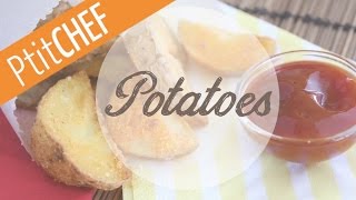 Recette Potatoes Ptitchefcom pas à pas Stop Motion [upl. by Ahseinat]