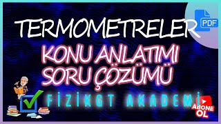 9SINIF TERMOMETRELERMUTLAK SICAKLIKKONU ANLATIMI VE SORU ÇÖZÜMÜ [upl. by Anuayek]