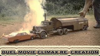 DUEL movie Climax ReCreation miniaturemodel santhoshperoor dueltruckminiature truckminiature [upl. by Noleta]