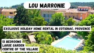 Welcome to Lou Marronie an Exclusive Holiday Villa Rental in the centre of Cotignac Provence [upl. by Lawler]