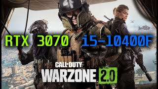 Warzone 20  RTX 3070 amp i510400F  1080p Extreme No DLSS [upl. by Kehr]