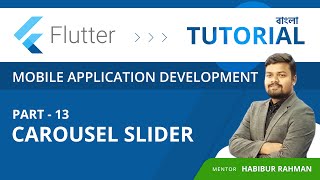 carousel slider flutter Bangla tutorial [upl. by Yeleak]