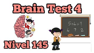 Brain Test 4 Solución Nivel 145 ¿Dónde está la respuesta [upl. by Harac]