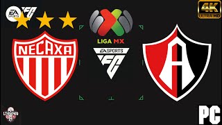 NECAXA VS ATLAS  LIGA MX FC 24 [upl. by Schilling]