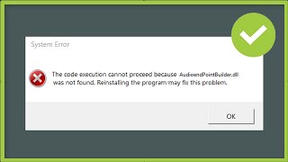 AudioendPointBuilderdll File Missing  AudioendPointBuilderdll Not Found  Windows 11  10  8  7 [upl. by Ethelind292]