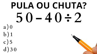 MATEMÁTICA BÁSICA  QUANTO VALE A EXPRESSÃO❓ [upl. by Sevy]