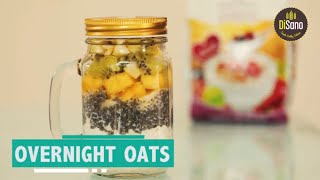 Disano Overnight oats  How to make healthy overnight oats  नाश्ते के लिए ओट्स बनाने का तरीका [upl. by Yggep]