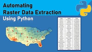 Automating Raster Data Extraction using Python [upl. by Derwood]