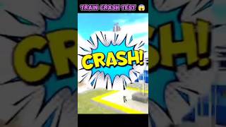 Train Crash Test 💥🤯 Indian Bike Driving 3D shortsfeed shorts viral indianbikedriving3d [upl. by Magner]