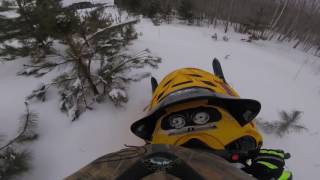 MXZ 600 Powerline Sledding [upl. by Assiluj38]