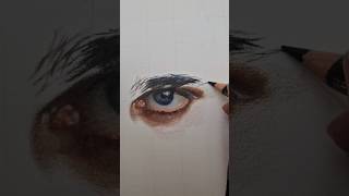 Hyper realistic eye drawing process [upl. by Gracie872]