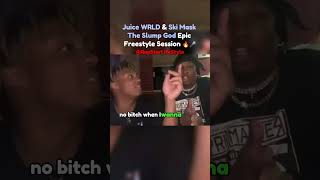 Juice WRLD amp Ski Mask The Slump God Epic Freestyle Session 🔥🎤 HipHopHotties [upl. by Gottuard199]