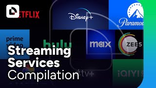 Streaming Services Originals  LogoIdent Compilation 2023 [upl. by Aicirtan291]