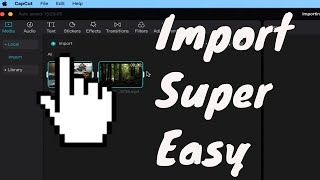 How To Import Videos Into CapCut  All Media Files  Quick amp Easy [upl. by Rosaleen536]