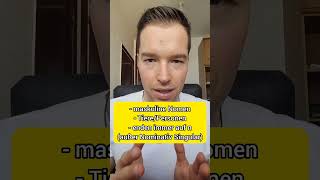 NDeklination in 1 Minute erklärt Learn German grammar fast [upl. by Letnwahs476]