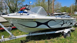 FREE 1960s Boat with 90hp Evinrude WILL IT RUN [upl. by Affrica]