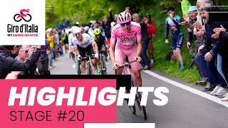 Giro dItalia 2024  Stage 20 Highlights [upl. by Nireil528]