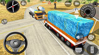 Truck driving 3D game indian realistic truck driving simulator  truck game android gameplay [upl. by Broek]