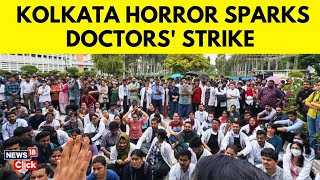 Kolkata Doctor Murder Massive Protest By Doctors Students RG Kar College Principal ResignsN18V [upl. by Erdei]