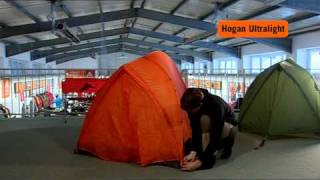 VAUDE  Set up Video for the Hogan Ultralight tent [upl. by Analed]