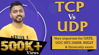 Lec72 TCP vs UDP differences in hindi [upl. by Skolnik]