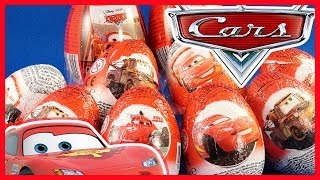 ✩ ✩ 10 CARS and CARS 2 Surprise Eggs ✩ ✩ [upl. by Ayhdiv]