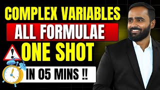 COMPLEX VARIBALESALL FORMULAEONE SHOTPRADEEP GIRI SIR [upl. by Ecinom]