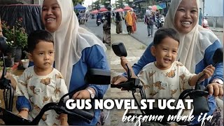 St Ucat Gus Novel bermain bersama pawangnya di parkiran VVIP mbakifa gusnovelstucat [upl. by Nyvets]