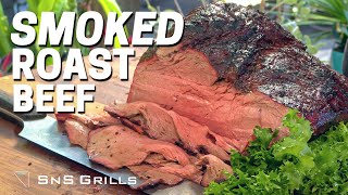 Smoked Roast Beef from Top Sirloin Roast Recipe  BBQ Roast Beef [upl. by Rehttam]