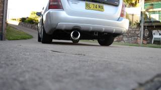 NA Subaru Forester catback exhaust w WRX cannon [upl. by Alaster]