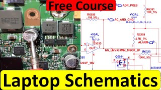 The secret behind Laptop motherboard repair Mastery  Schematics analysis [upl. by Ecinaj]