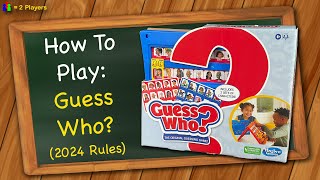 How to play Guess Who 2024 Rules [upl. by Quartis]