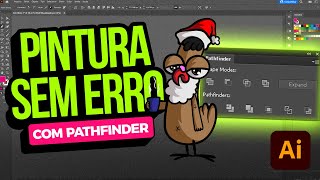 É POSSÍVEL Pintei em apenas 5 passos com o Pathfinder no Illustrator [upl. by Celeski]