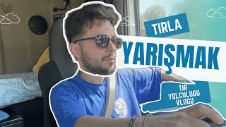 TIRLARLA YARIŞTIK 🚛🏁 tırla işe gitmek ve yolculuk [upl. by Olonam123]