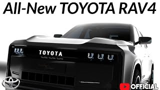 AllNew Toyota RAV4 Comes Out Stylish From Behind the CGI Curtain Take a Peek Inside Too [upl. by Lucais]