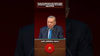 Başkan Erdoğan İsrail Lübnan Filistin Savaşı Açıklaması 🇹🇷🇵🇸 [upl. by Yraeg]