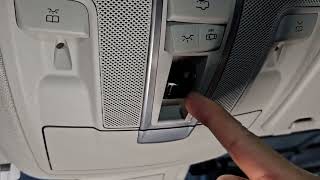 Mercedes Benz ML350 W166 Sunroof Switch replacement [upl. by Aldis]