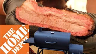 I Bought the Cheapest Offset Smoker at Home Depot and Made a Brisket [upl. by Enilekaj]