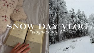 Snow day vlog  vlogmas day 5 [upl. by Standley736]