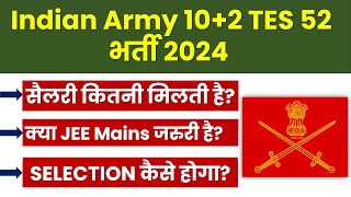 Army 102 TES 52 kya hota hai  army 102 TES 52 online form 2024  Indian army 102 TES 52 entry [upl. by Rhodia29]