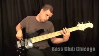 Bass Club Chicago Demos  Sadowsky Metro Modern M524 [upl. by Ltihcox]