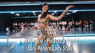 Millonario  Pinto Picasso  Dani J  Sara Panero Lady Style bailando en Esencia studios 2024 [upl. by Diarmit]