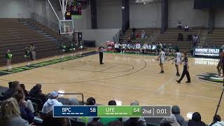 Life University Mens Basketball vs BrewtonParker College [upl. by Hareehahs642]