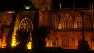 Sherborne Abbey  night  September 2017 [upl. by Berget]